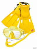 Комплект для плавания: маска, трубка, ласты INTEX 55655 (38-40см)