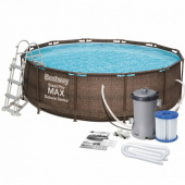 Каркасный бассейн Bestway 5618P Steel Pro Max размер (366x122 см)